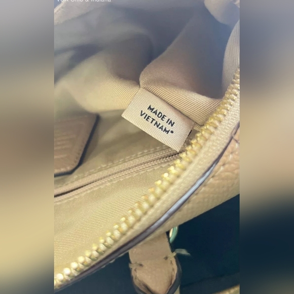 Coach Designer Tan Bennett Crossgrain Leather Crossbody Purse Handbag - Picture 5 of 10